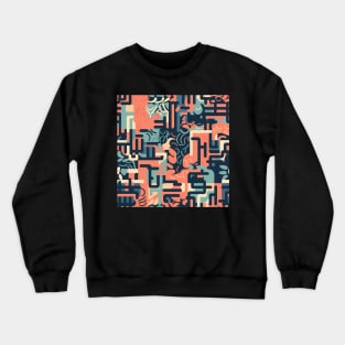 Abstract artistry - Abstract Mindset Seamless Pattern Crewneck Sweatshirt